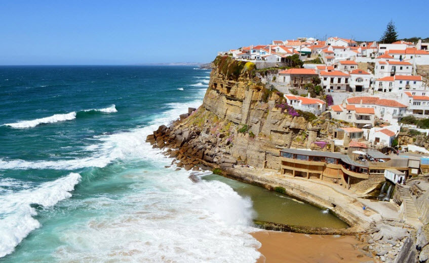 Praia das Azenhas do Mar, Colares, Portugal, Portugal